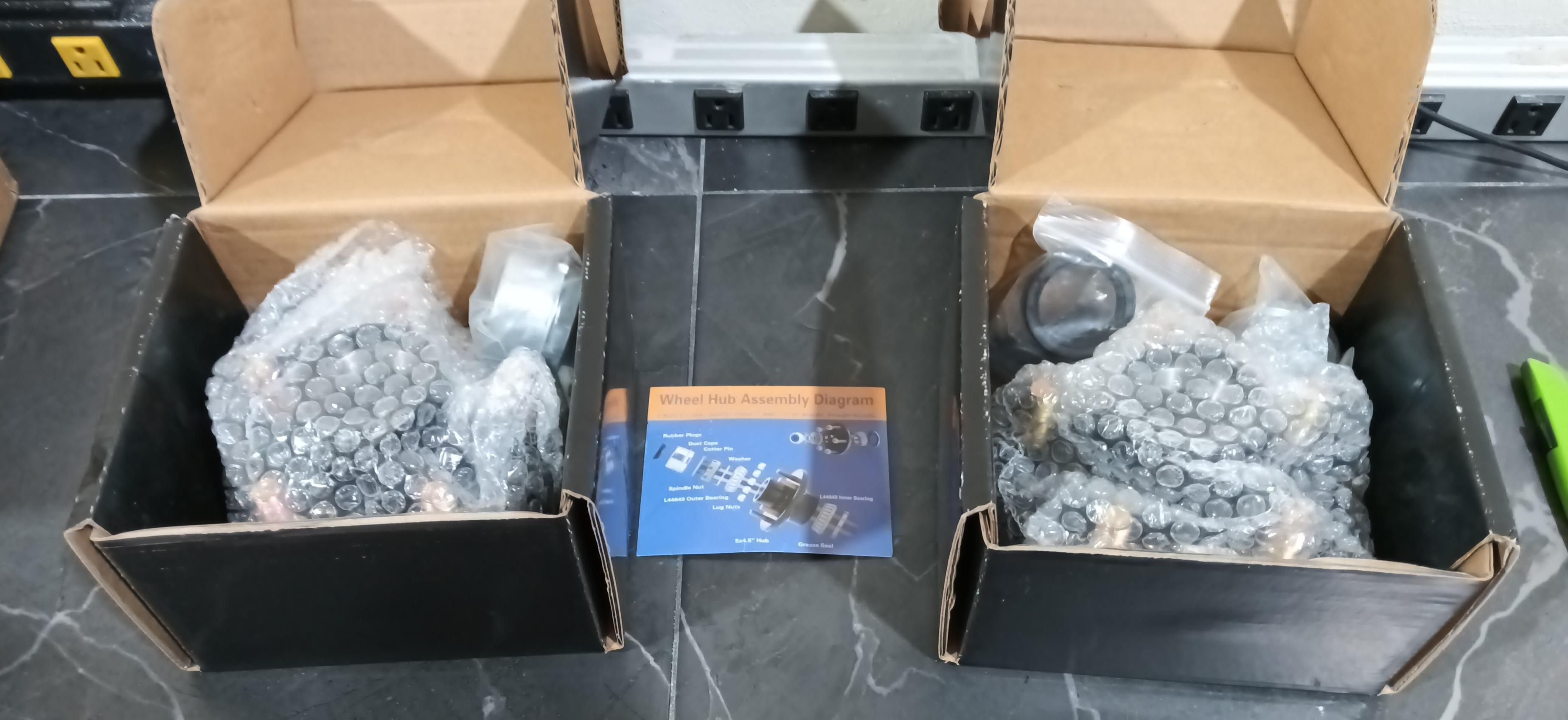 Juego de 2 Cubos de Remolque de 2000 Libras