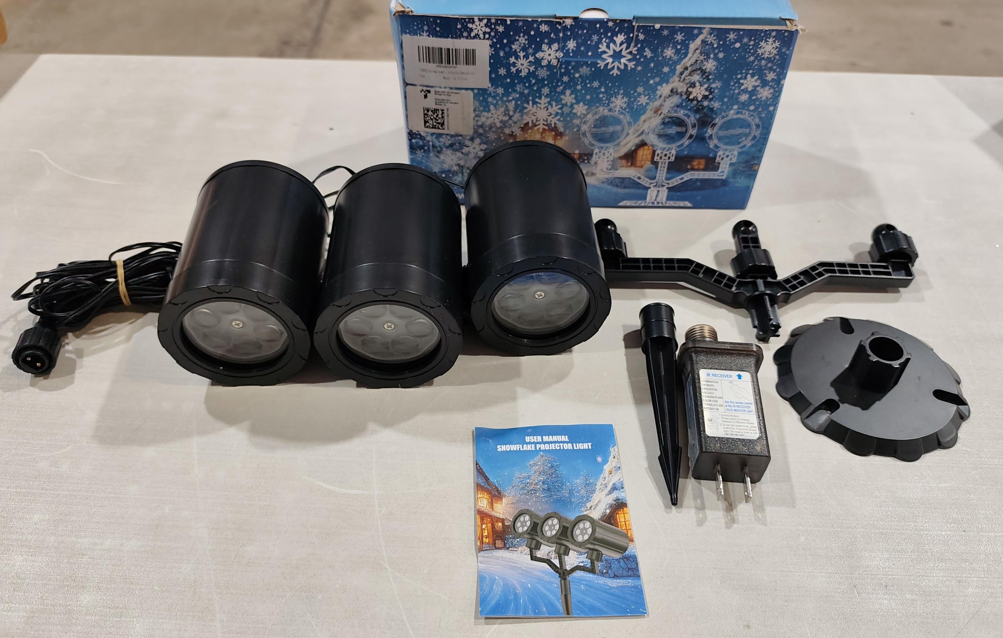 YAGOPAL - Proyector de luces de copo de nieve