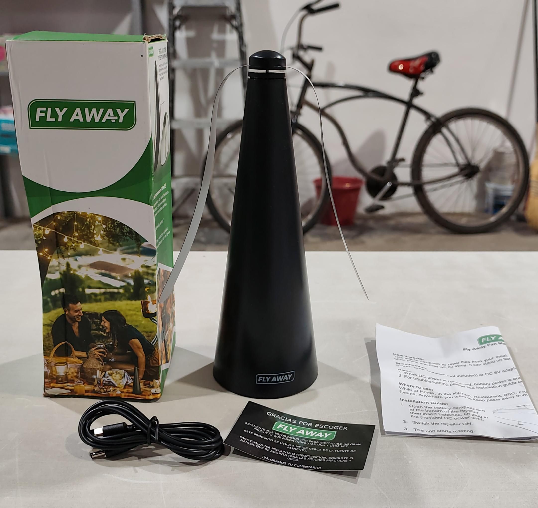 Fly Away - Ventilador repelente de moscas