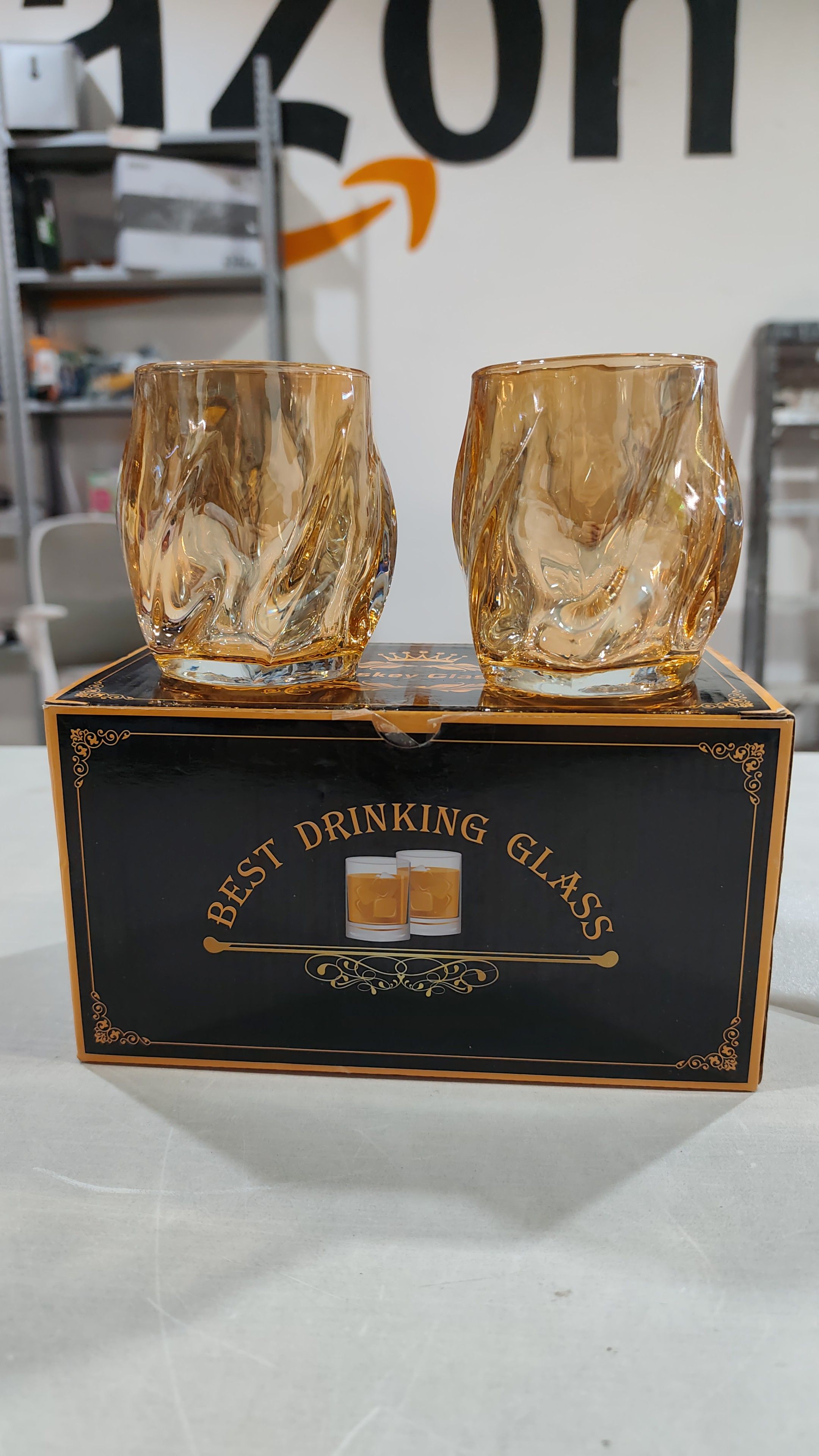 Juego de 2 vasos de whisky