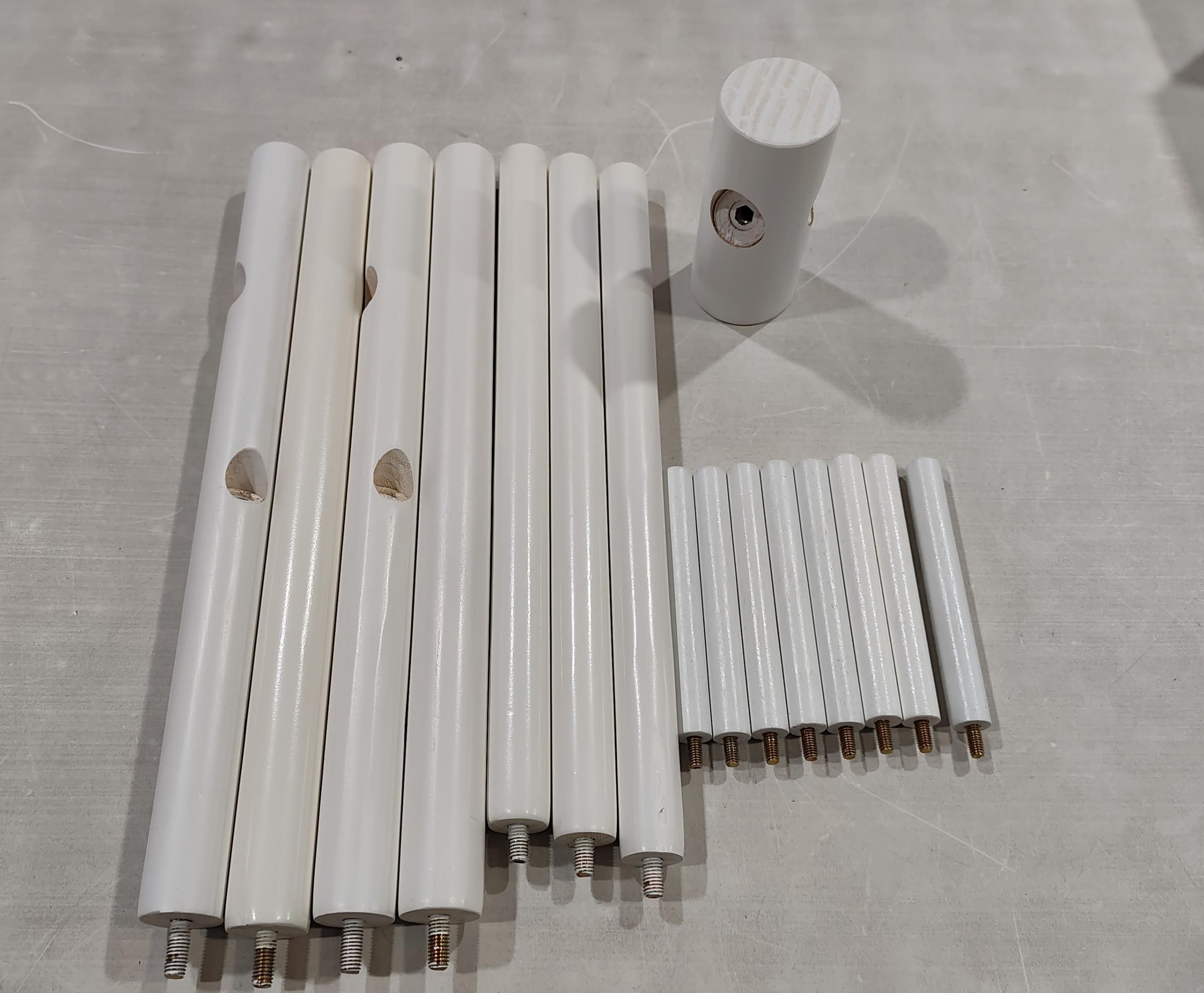 Haddockway - Perchero de madera con 8 ganchos 