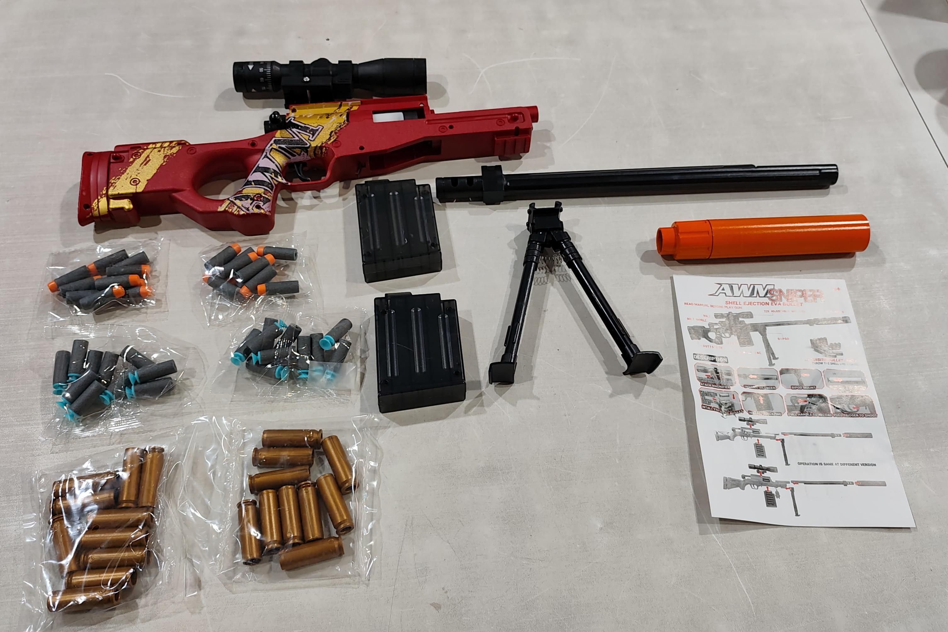 Bsyzyani Pistola de Juguete de Balas Suaves
