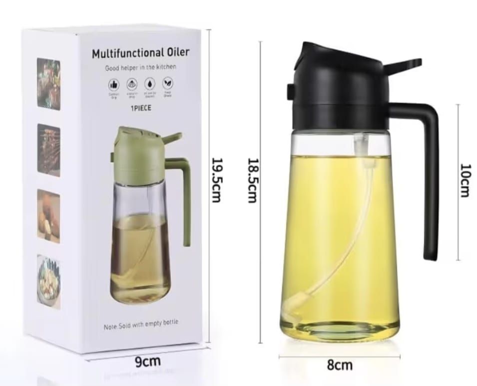 Aceitera Dispensador de Aceite 2 en 1 