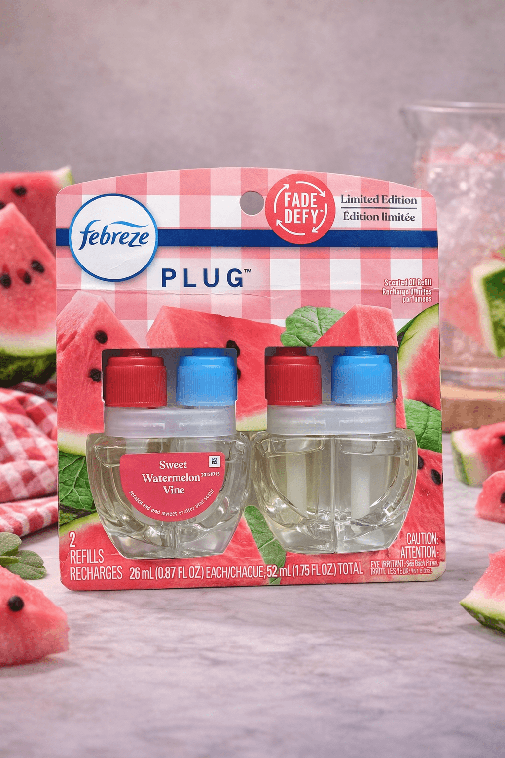 Duo Febreze plug aromatizantes Sweet Watermelon