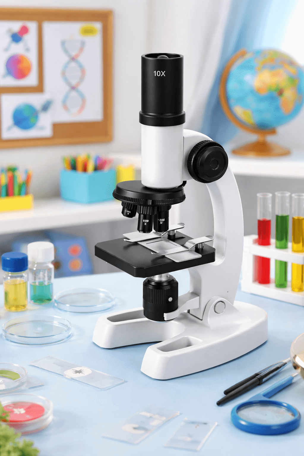 Microscopio 300–1200X